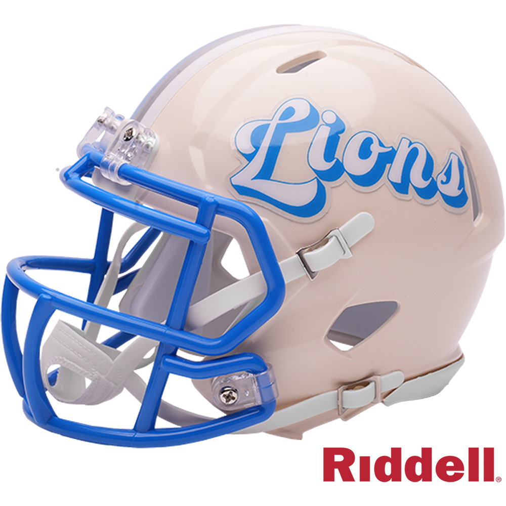 Detroit Lions Retro Riddell Speed Mini Helmet