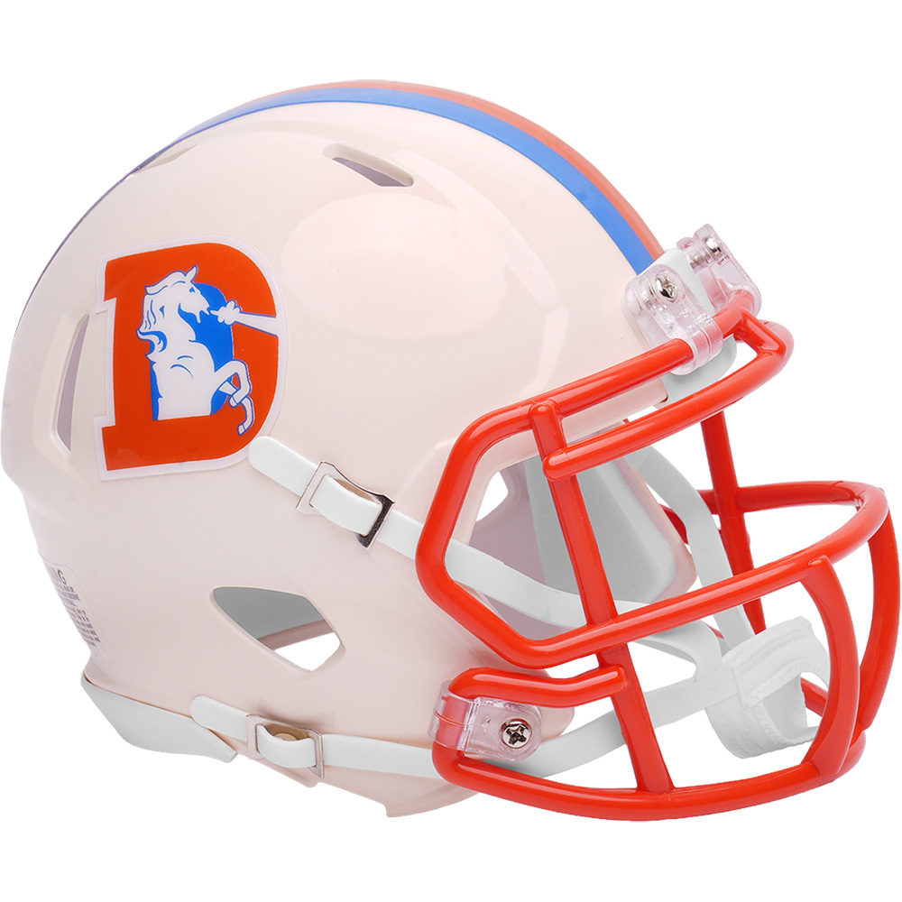 Denver Broncos Retro Riddell Speed Mini Helmet