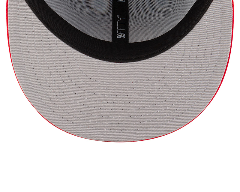 Detroit Pistons Royal and Red New Era 59FIFTY Fitted Hat