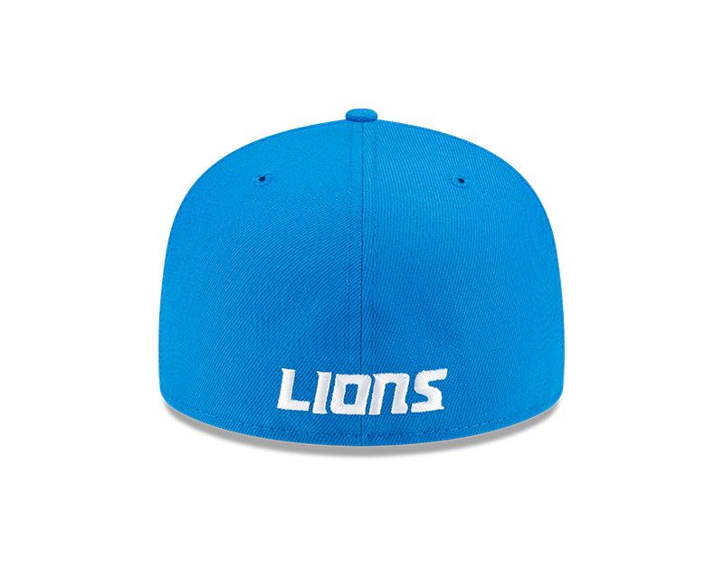 Detroit Lions Blue Basic New Era 59FIFTY Fitted Hat