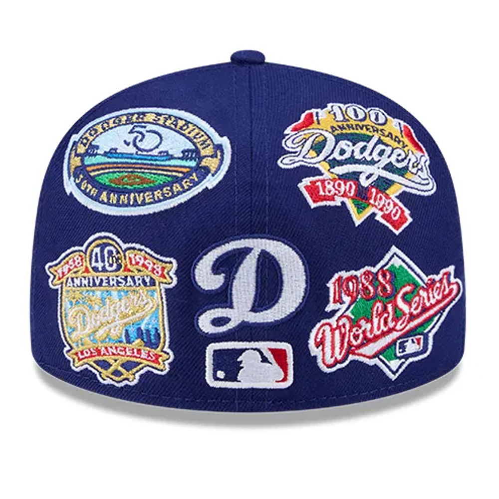 Los Angeles Dodgers Patches All Over New Era 59FIFTY Fitted Hat