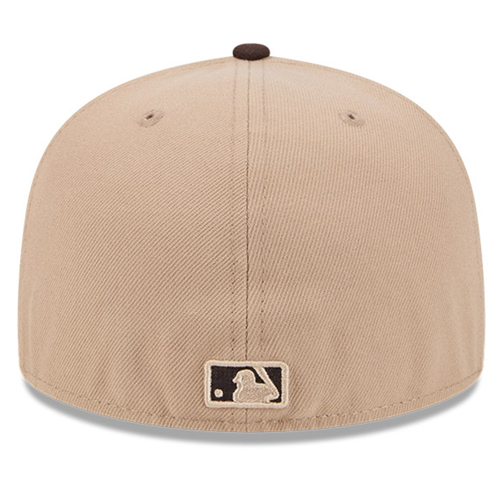 San Diego Padres Camel Brown Two Tone Grey UV New Era 59FIFTY Fitted Hat