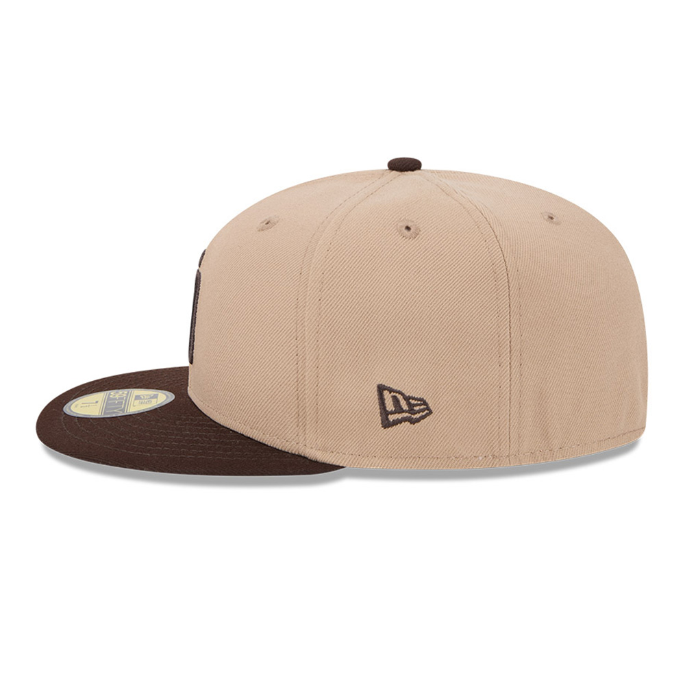 San Diego Padres Camel Brown Two Tone Grey UV New Era 59FIFTY Fitted Hat