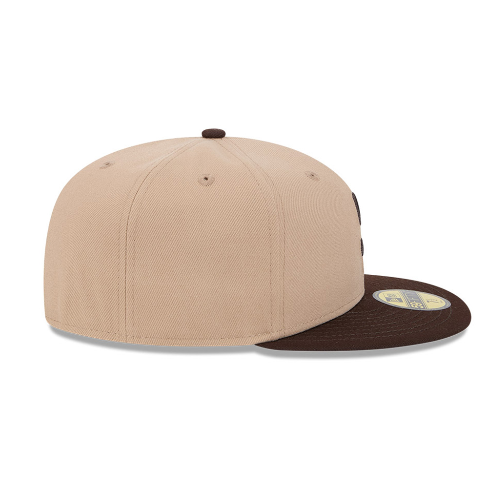 San Diego Padres Camel Brown Two Tone Grey UV New Era 59FIFTY Fitted Hat