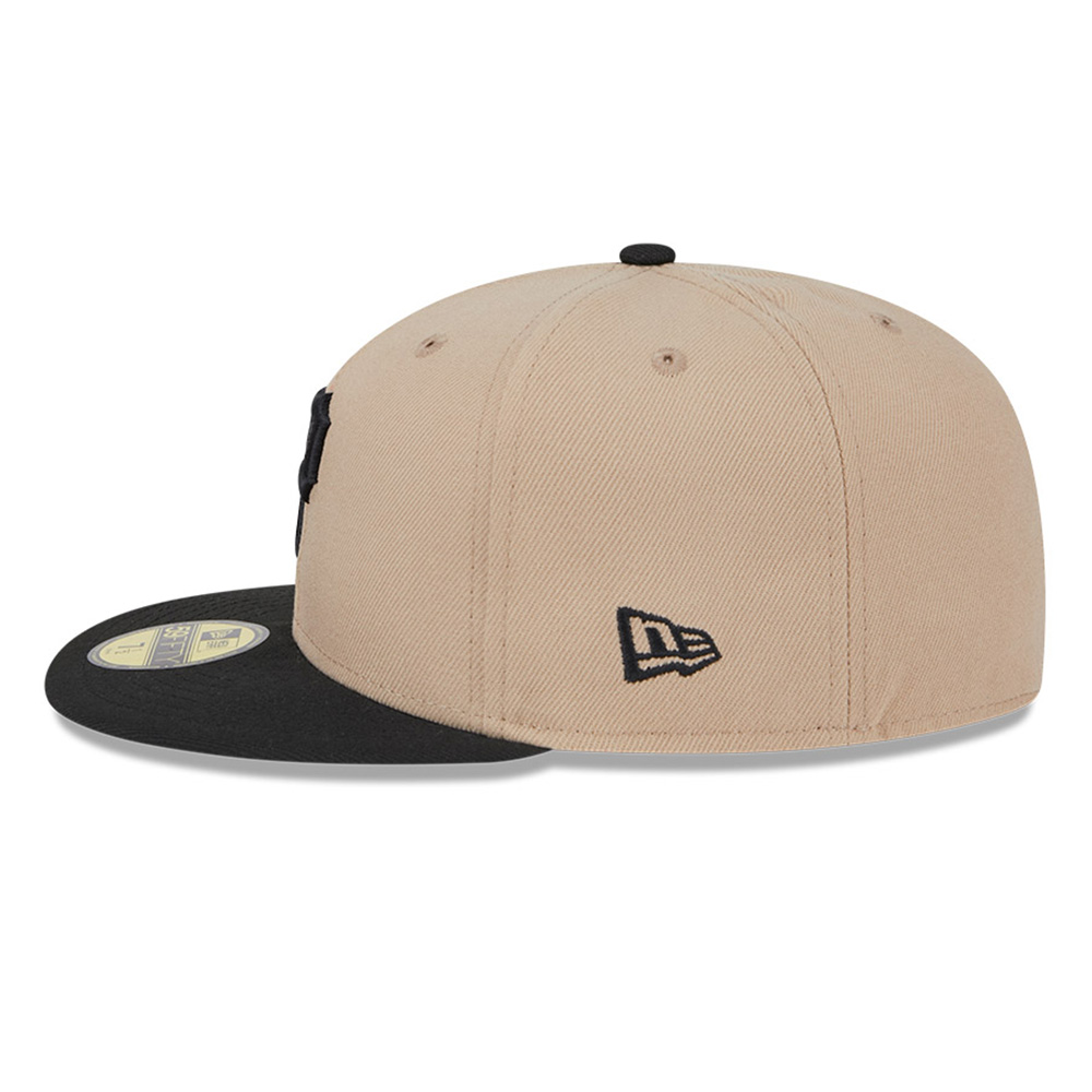 Pittsburgh Pirates Camel Brown and Black Grey UV New Era 59FIFTY Fitted Hat