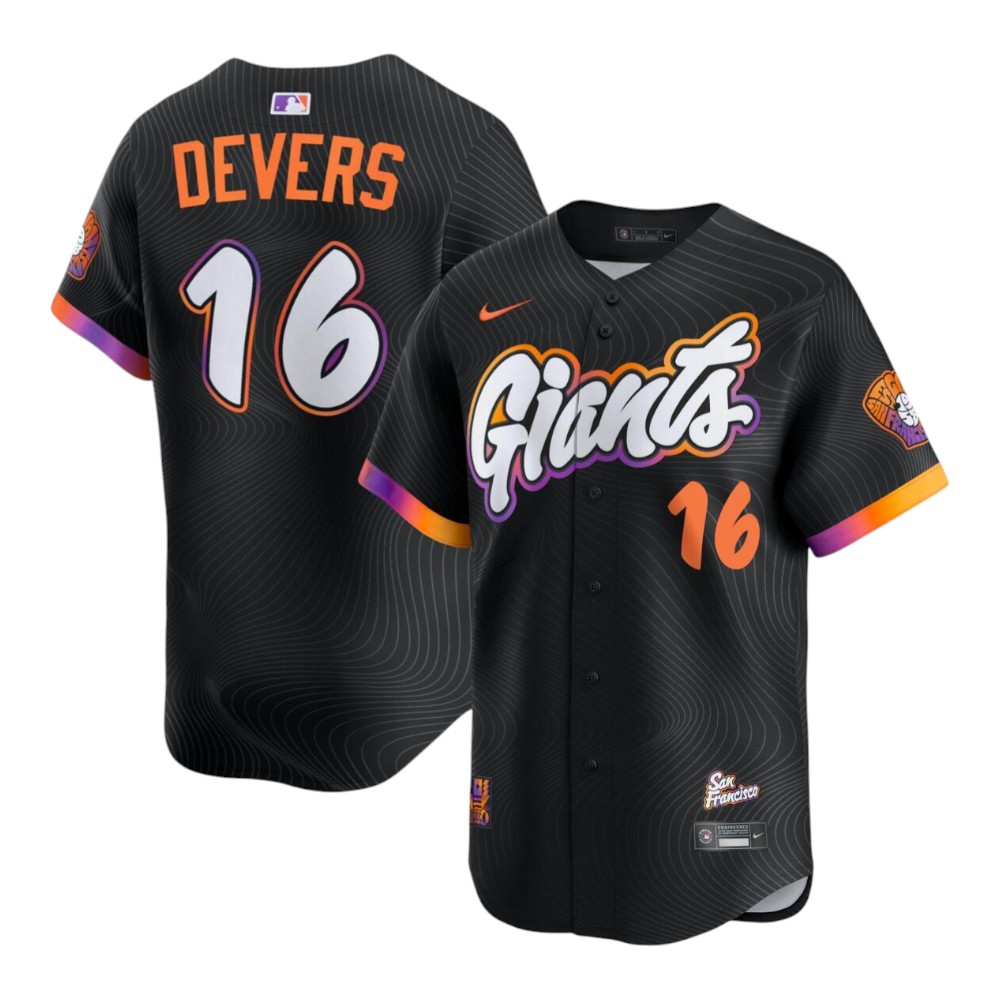 San Francisco Giants Rafael Devers Black City Connect Nike Limited