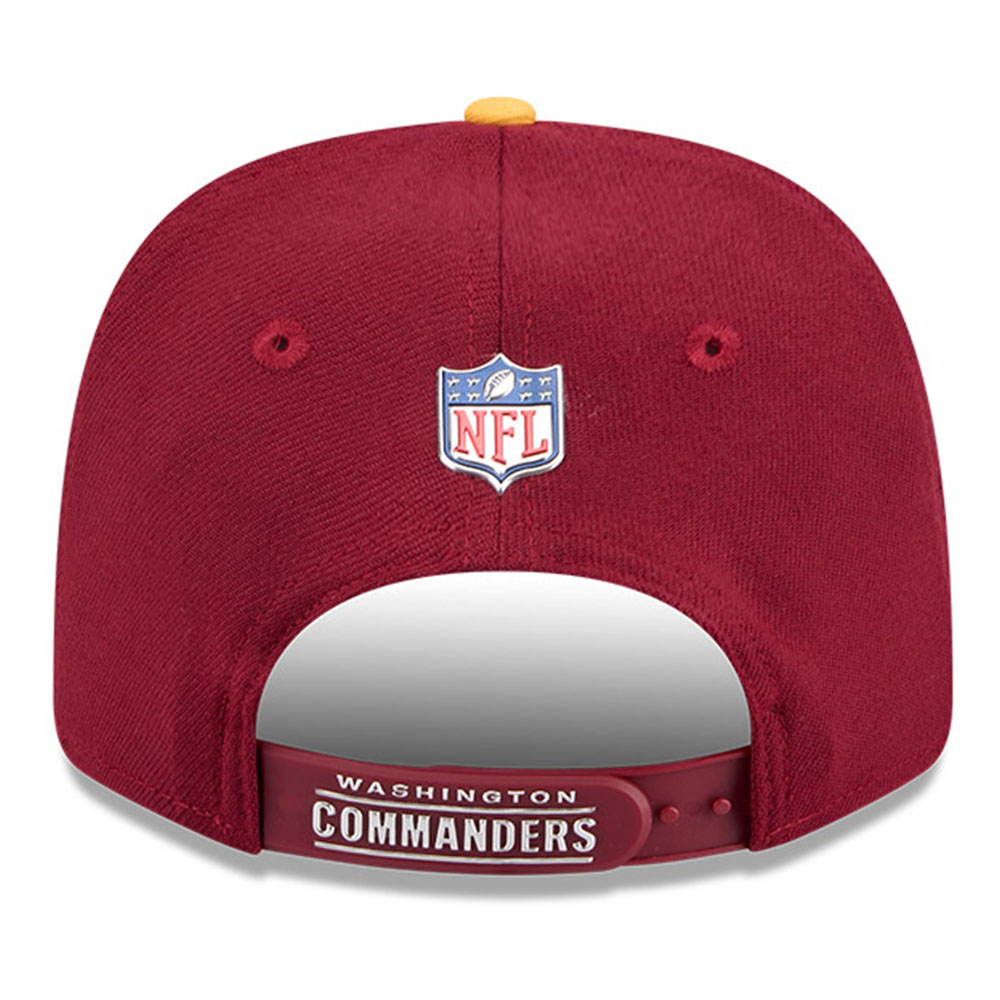 Washington Commanders Burgundy and Gold 2026 NFL Draft New Era 9SEVENTY Adjustable Hat