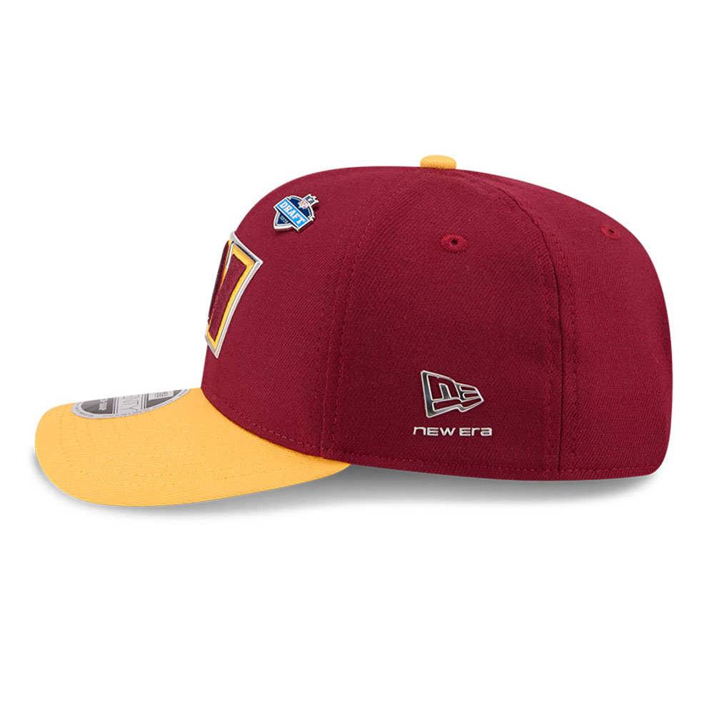 Washington Commanders Burgundy and Gold 2026 NFL Draft New Era 9SEVENTY Adjustable Hat