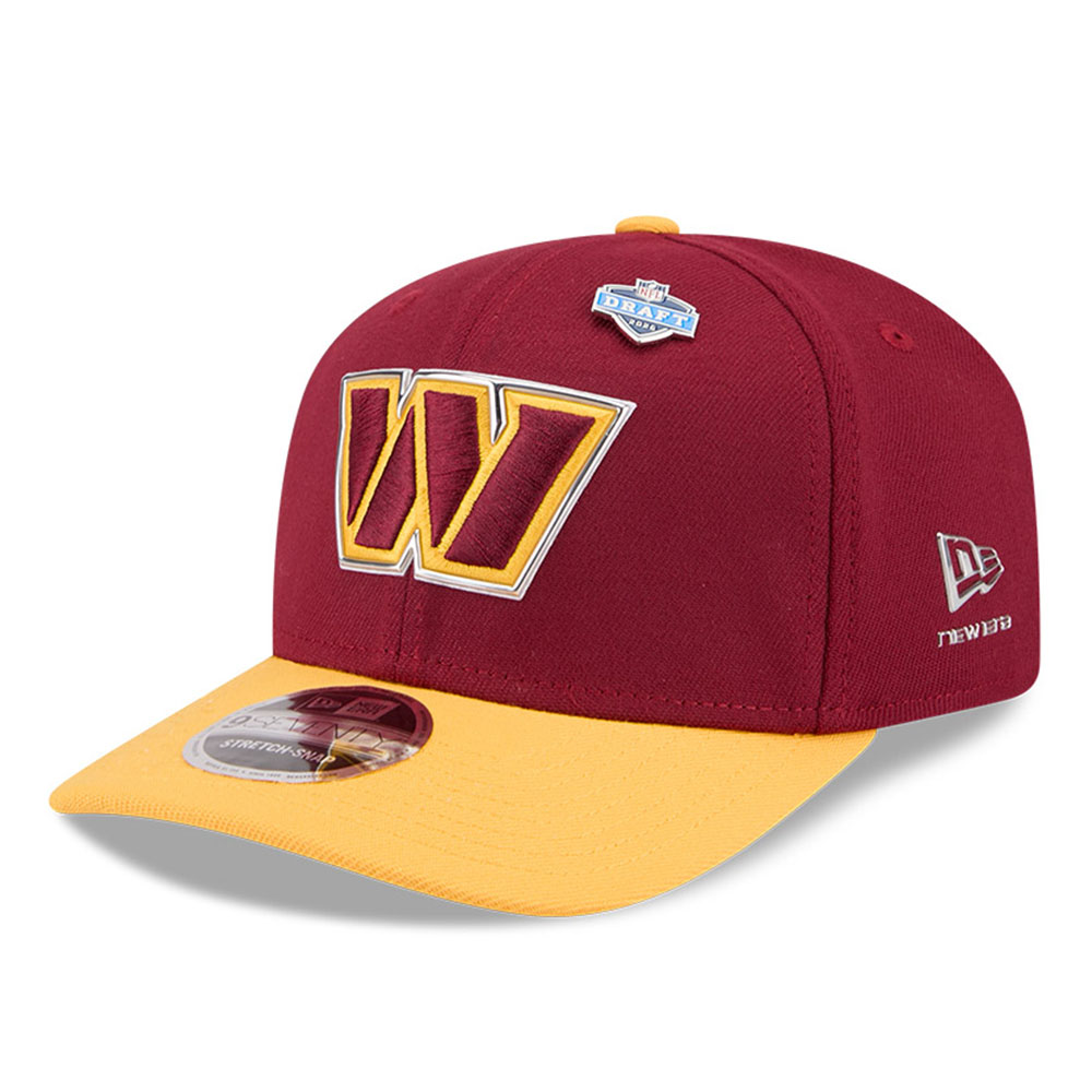Washington Commanders Burgundy and Gold 2026 NFL Draft New Era 9SEVENTY Adjustable Hat