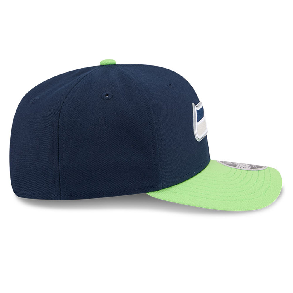 Seattle Seahawks Navy and Green 2026 NFL Draft New Era 9SEVENTY Adjustable Hat