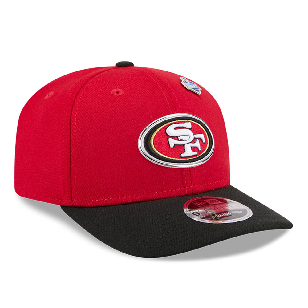 San Francisco 49ers Red and Black 2026 NFL Draft New Era 9SEVENTY Adjustable Hat