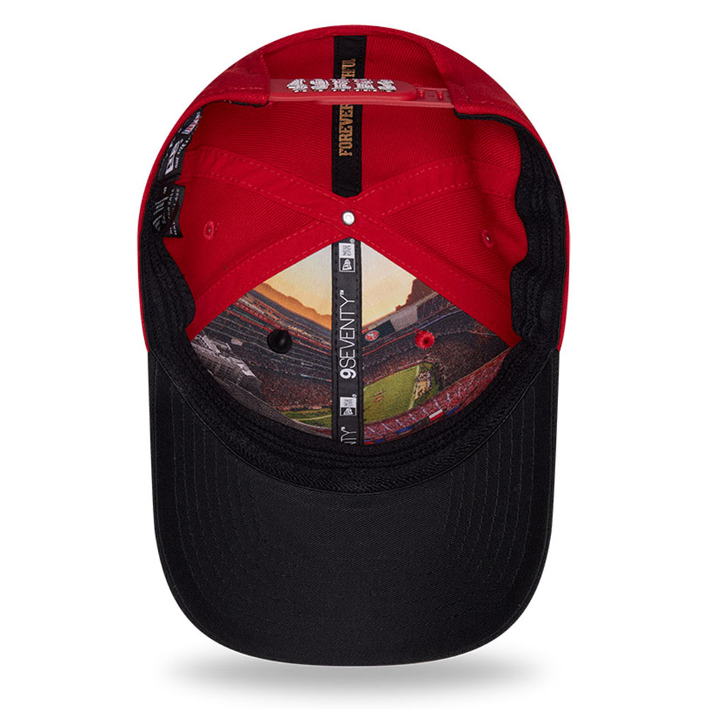 San Francisco 49ers Red and Black 2026 NFL Draft New Era 9SEVENTY Adjustable Hat