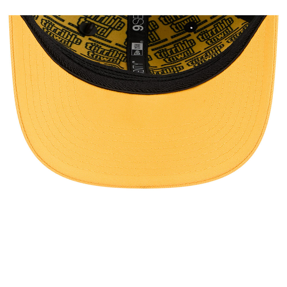 Pittsburgh Steelers Black and Yellow 2026 NFL Draft New Era 9SEVENTY Adjustable Hat