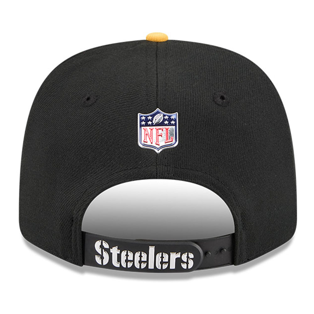 Pittsburgh Steelers Black and Yellow 2026 NFL Draft New Era 9SEVENTY Adjustable Hat