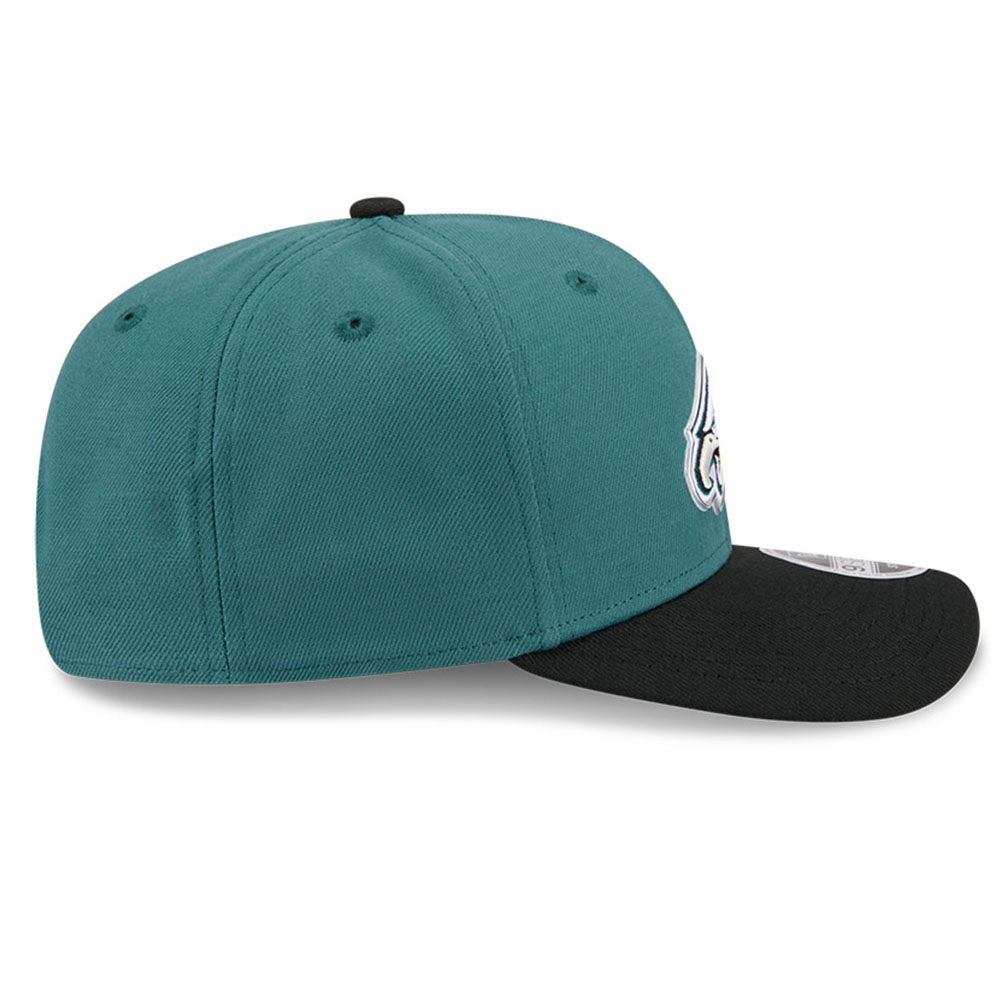 Philadelphia Eagles Green and Black 2026 NFL Draft New Era 9SEVENTY Adjustable Hat