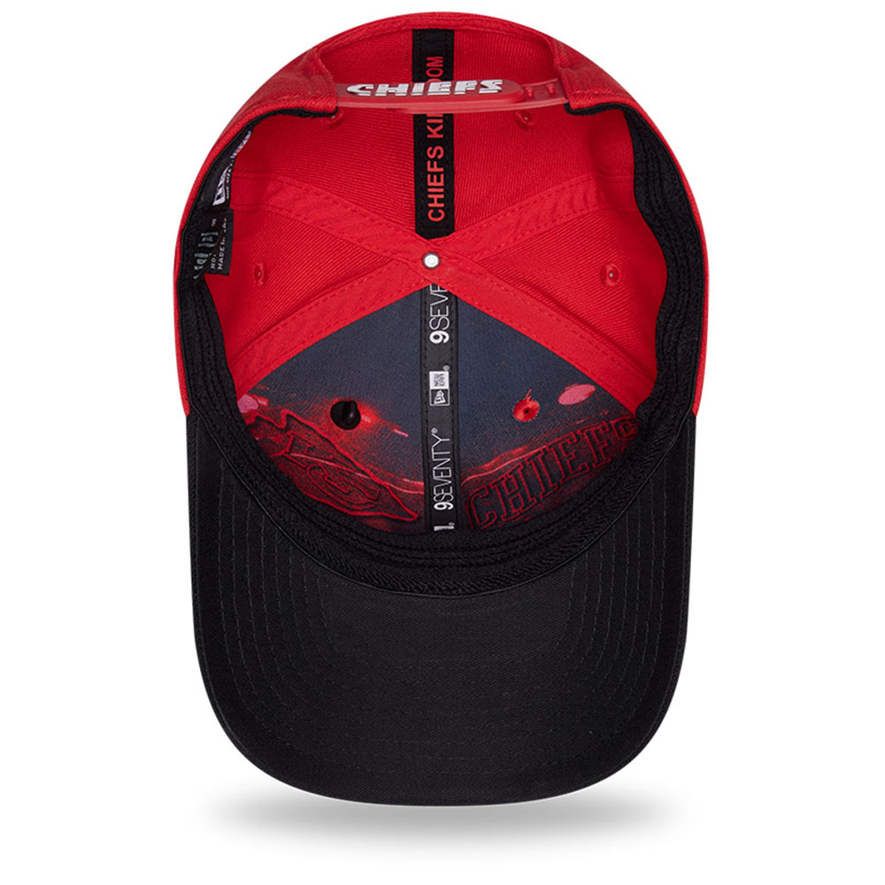 Kansas City Chiefs Red and Black 2026 NFL Draft New Era 9SEVENTY Adjustable Hat