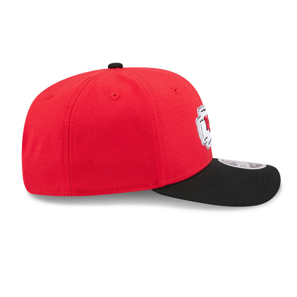 Kansas City Chiefs Red and Black 2026 NFL Draft New Era 9SEVENTY Adjustable Hat