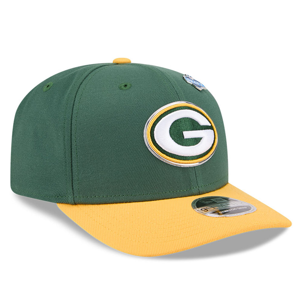 Green Bay Packers Green and Yellow 2026 NFL Draft New Era 9SEVENTY Adjustable Hat