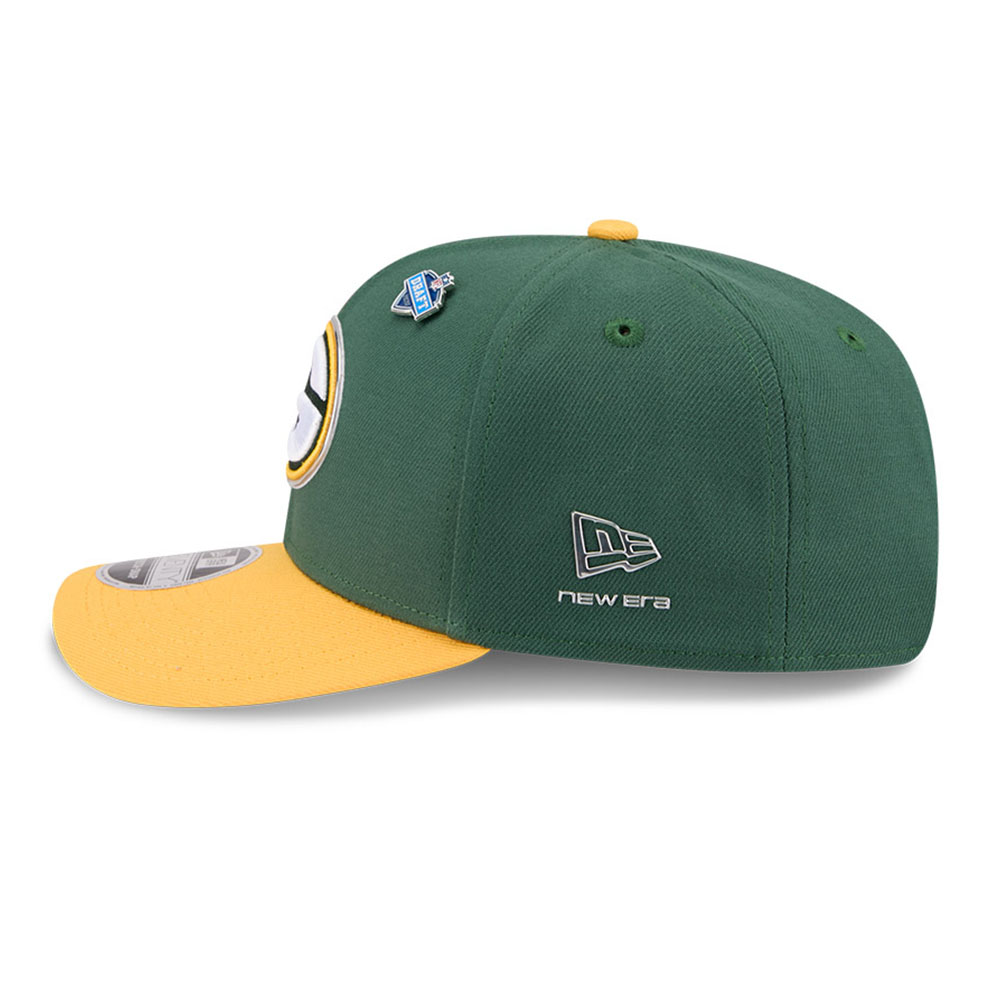 Green Bay Packers Green and Yellow 2026 NFL Draft New Era 9SEVENTY Adjustable Hat