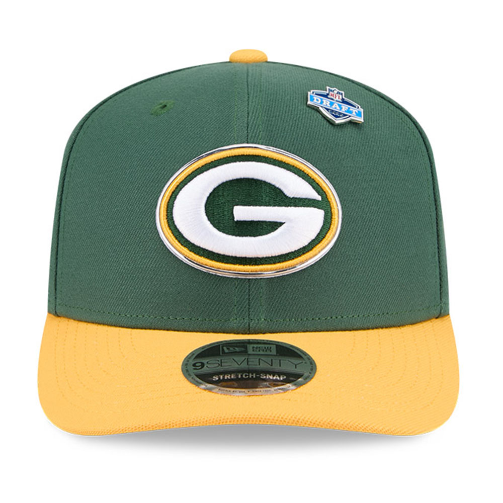 Green Bay Packers Green and Yellow 2026 NFL Draft New Era 9SEVENTY Adjustable Hat