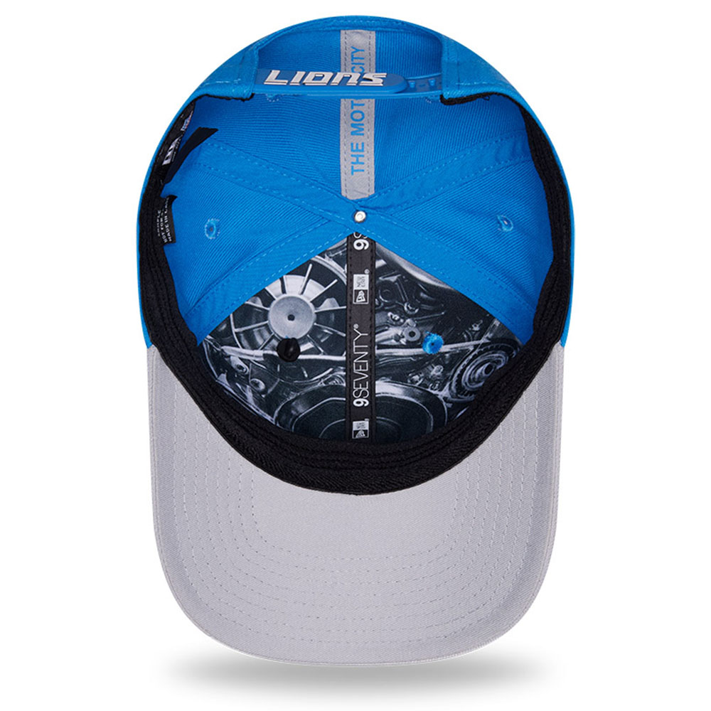 Detroit Lions Blue and Silver 2026 NFL Draft New Era 9SEVENTY Adjustable Hat