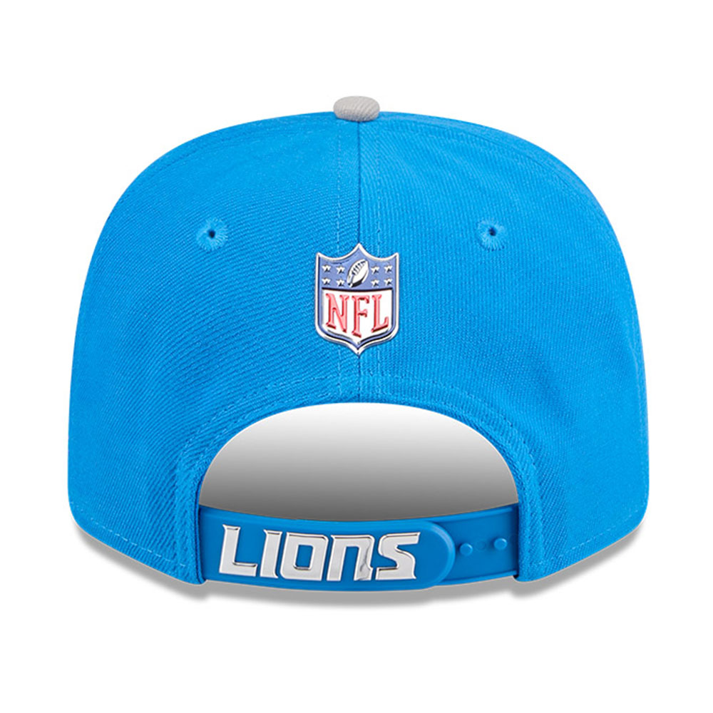 Detroit Lions Blue and Silver 2026 NFL Draft New Era 9SEVENTY Adjustable Hat