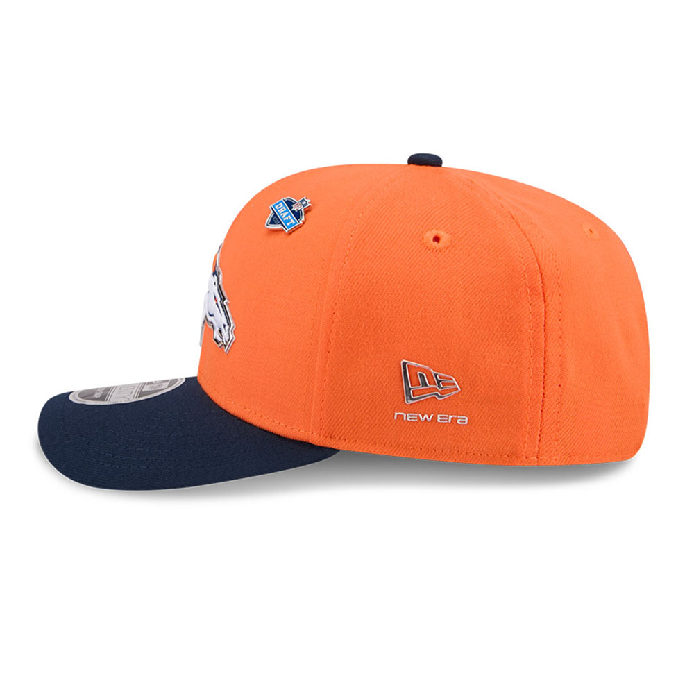Denver Broncos Orange and Navy 2026 NFL Draft New Era 9SEVENTY Adjustable Hat