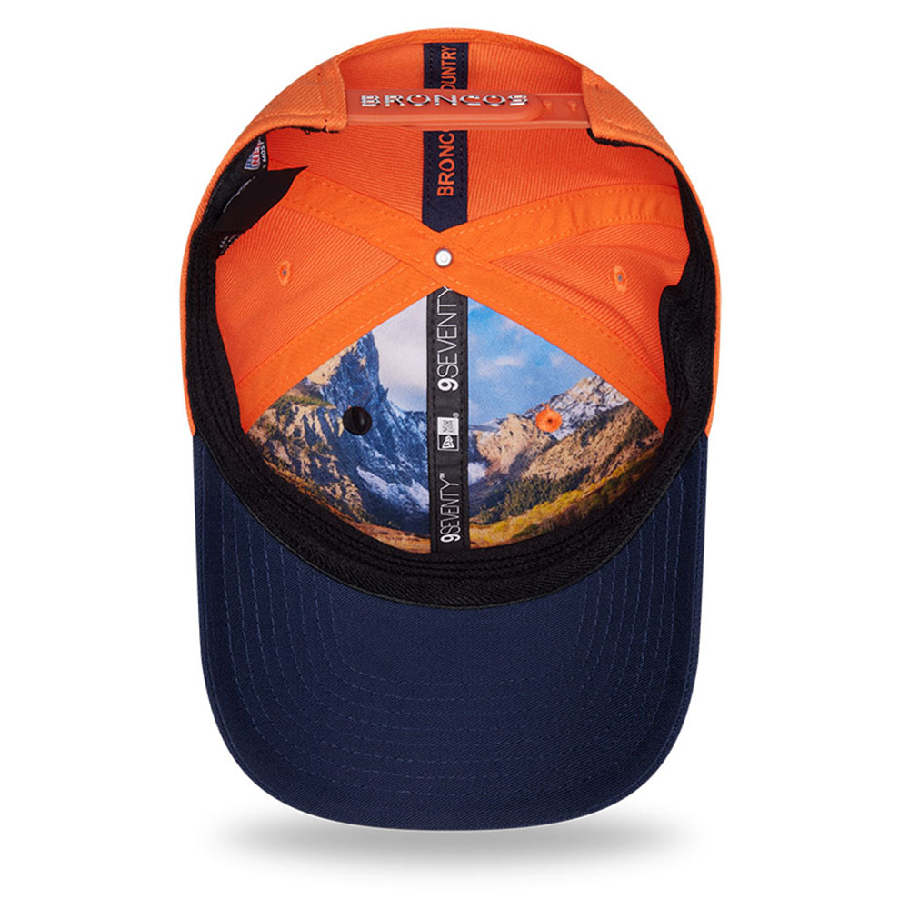 Denver Broncos Orange and Navy 2026 NFL Draft New Era 9SEVENTY Adjustable Hat