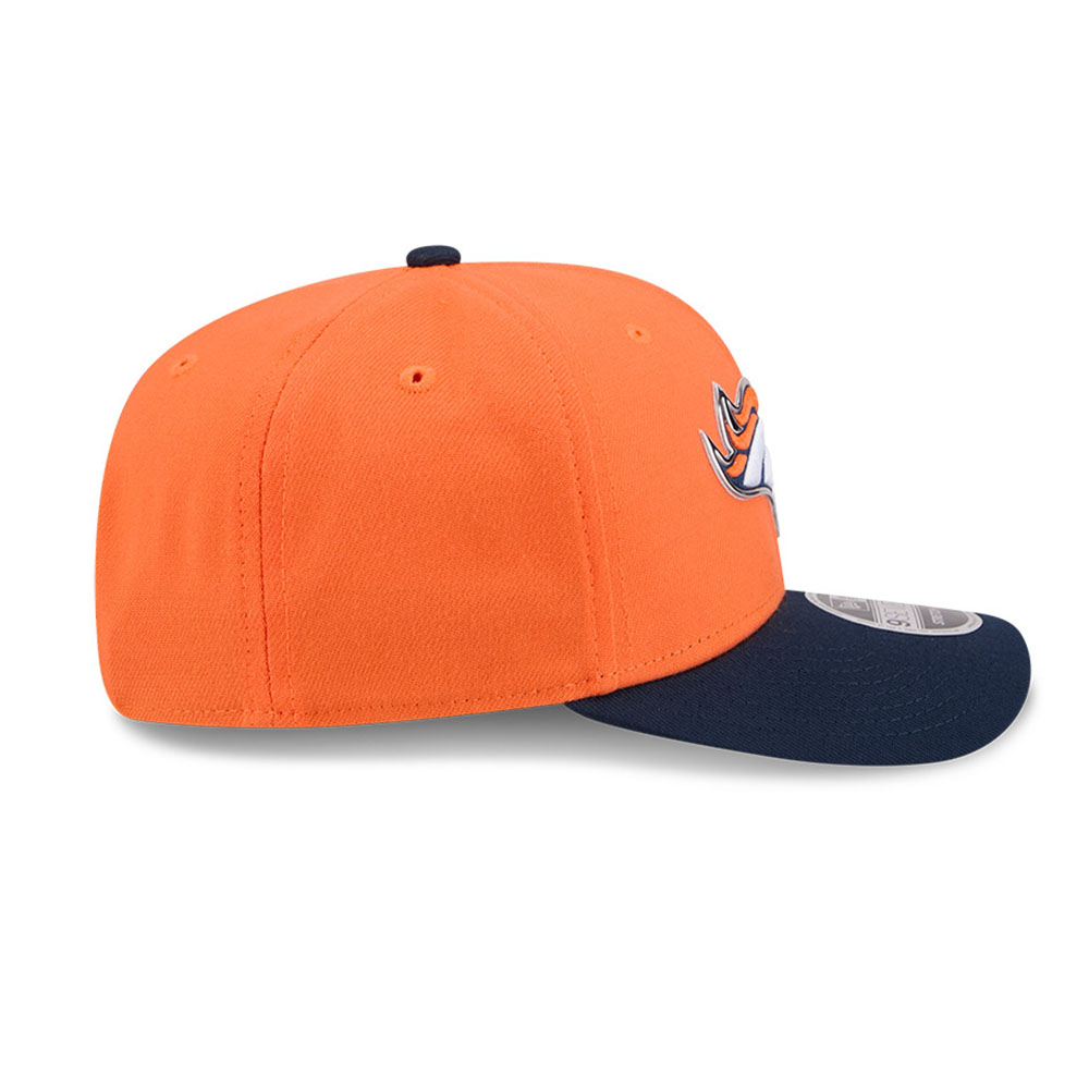 Denver Broncos Orange and Navy 2026 NFL Draft New Era 9SEVENTY Adjustable Hat