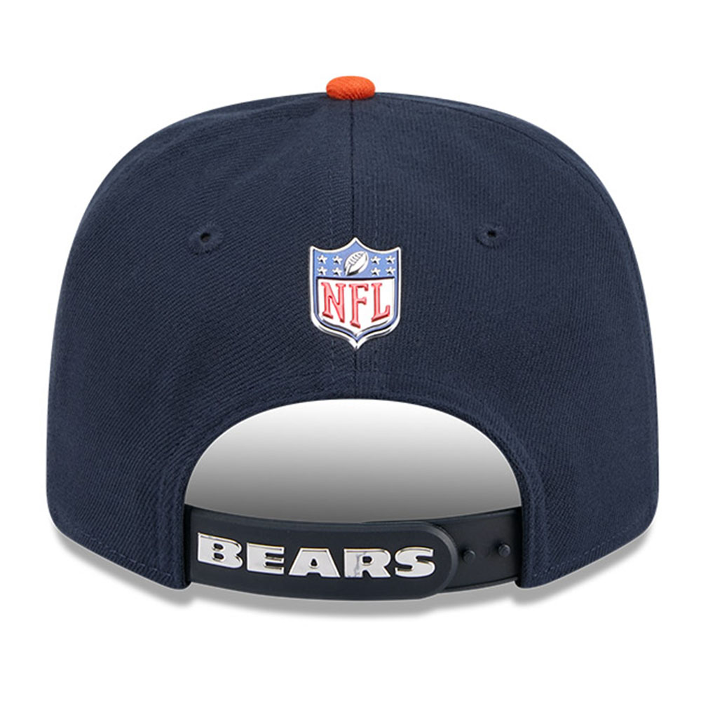 Chicago Bears Navy and Orange 2026 NFL Draft New Era 9SEVENTY Adjustable Hat