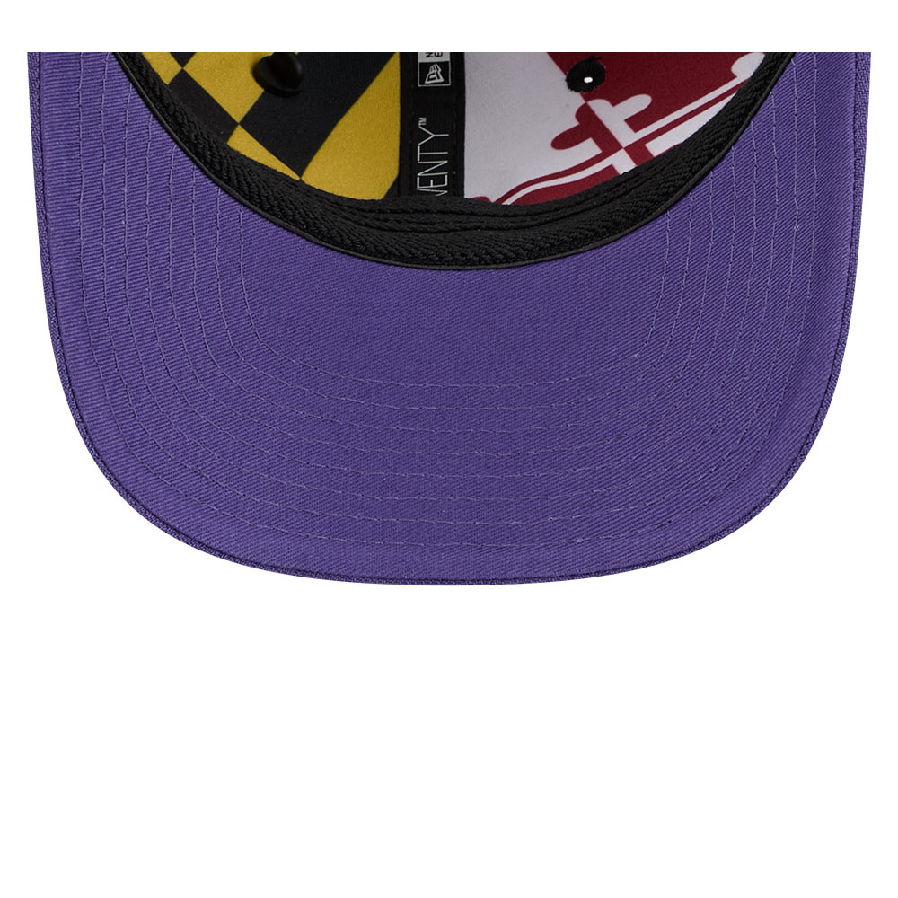 Baltimore Ravens Black and Purple 2026 NFL Draft New Era 9SEVENTY Adjustable Hat