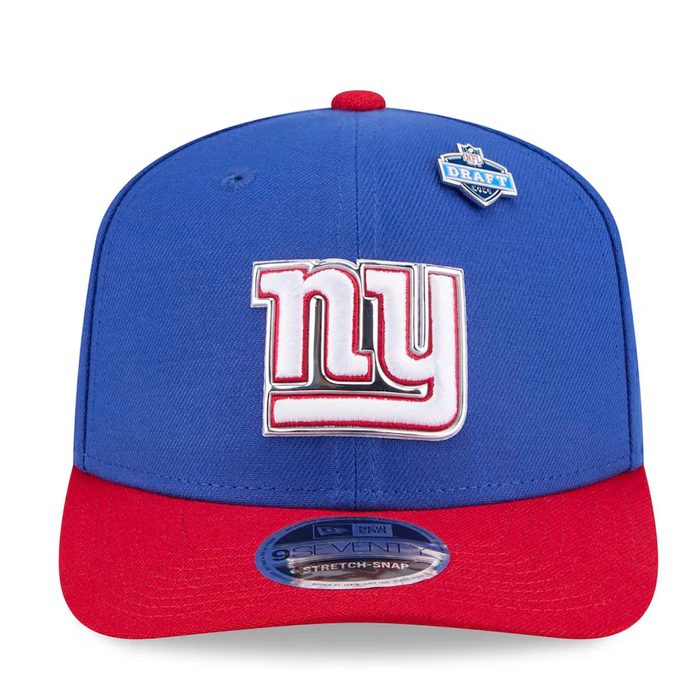 New York Giants Royal and Red 2026 NFL Draft New Era 9SEVENTY Adjustable Hat