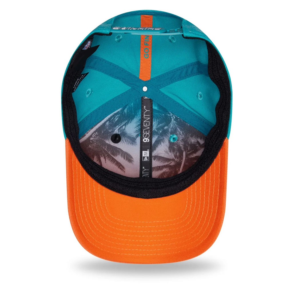 Miami Dolphins Teal and Orange 2026 NFL Draft New Era 9SEVENTY Adjustable Hat
