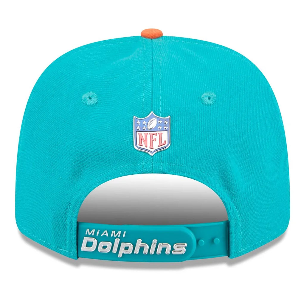 Miami Dolphins Teal and Orange 2026 NFL Draft New Era 9SEVENTY Adjustable Hat