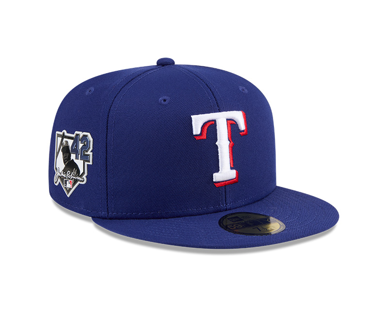 Texas Rangers 2026 Jackie Robinson Day Patch New Era 59FIFTY Fitted Hat