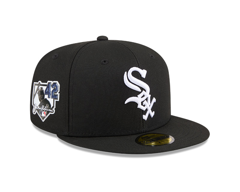 Chicago White Sox 2026 Jackie Robinson Day Patch New Era 59FIFTY Fitted Hat
