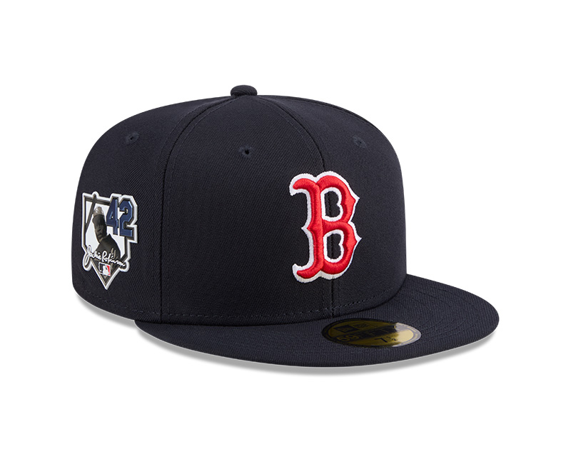 Boston Red Sox 2026 Jackie Robinson Day Patch New Era 59FIFTY Fitted Hat