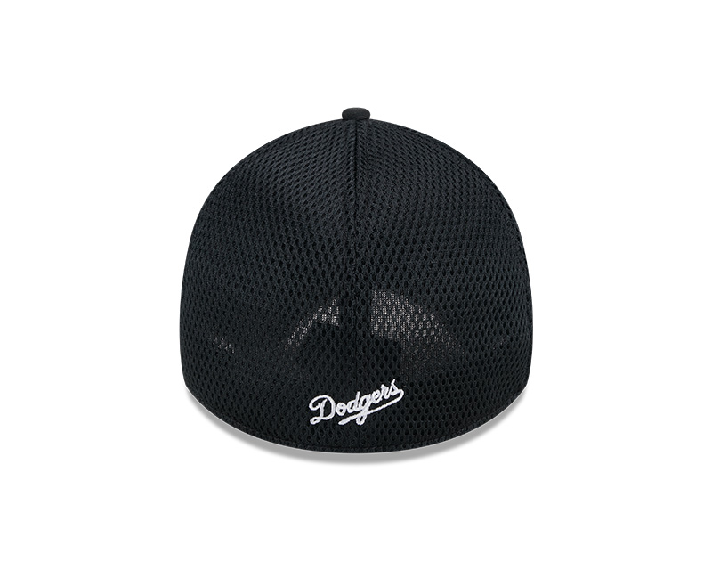 Los Angeles Dodgers Black Evergreen Neo New Era 39THIRTY Flex Hat