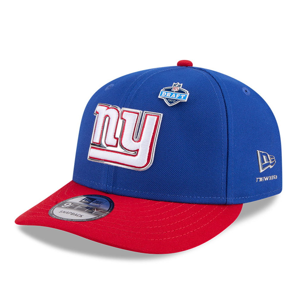 New York Giants Royal and Red 2026 NFL Draft On Stage Pre-Curved New Era 9FIFTY Snapback Hat