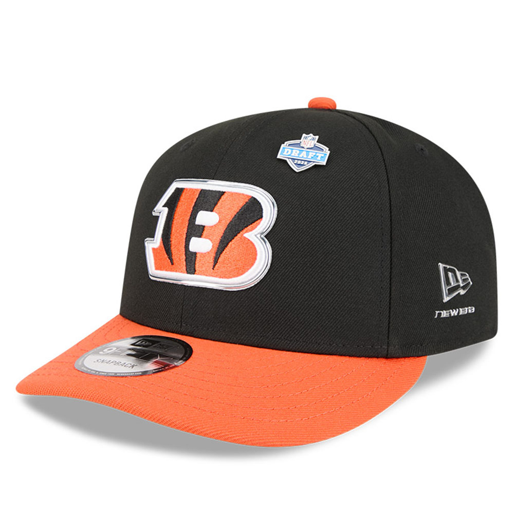 Cincinnati Bengals Black and Orange 2026 NFL Draft On Stage Pre-Curved New Era 9FIFTY Snapback Hat
