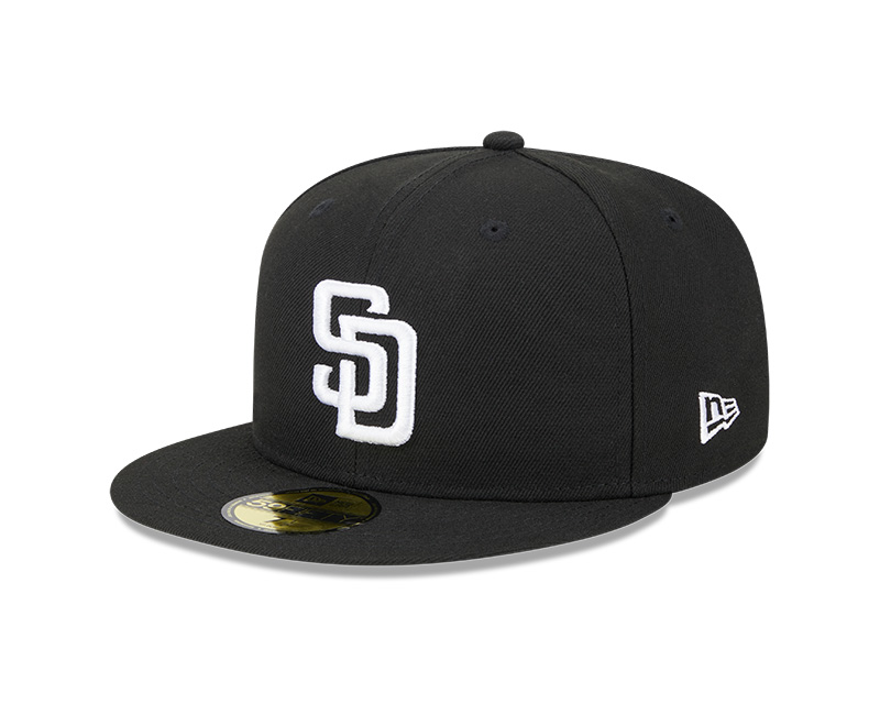 San Diego Padres Black Evergreen 2016 ASG Patch New Era 59FIFTY Fitted Hat