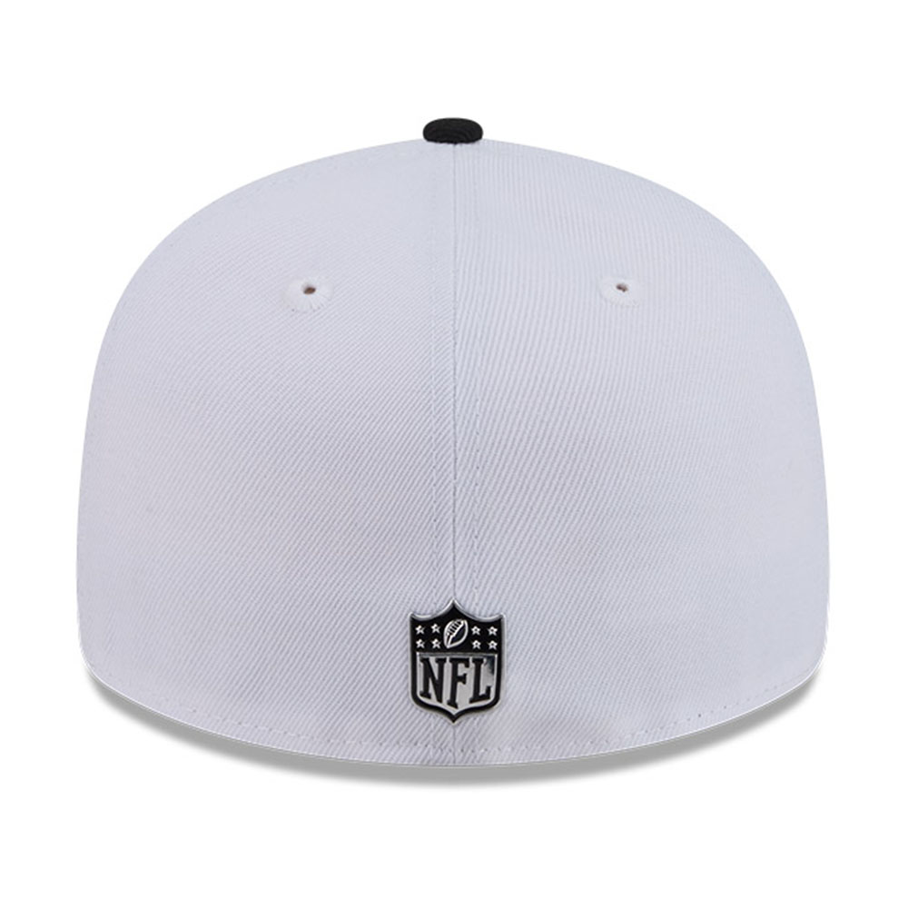Seattle Seahawks White and Black 2026 NFL Draft Pre-Curved New Era 59FIFTY Fitted Hat