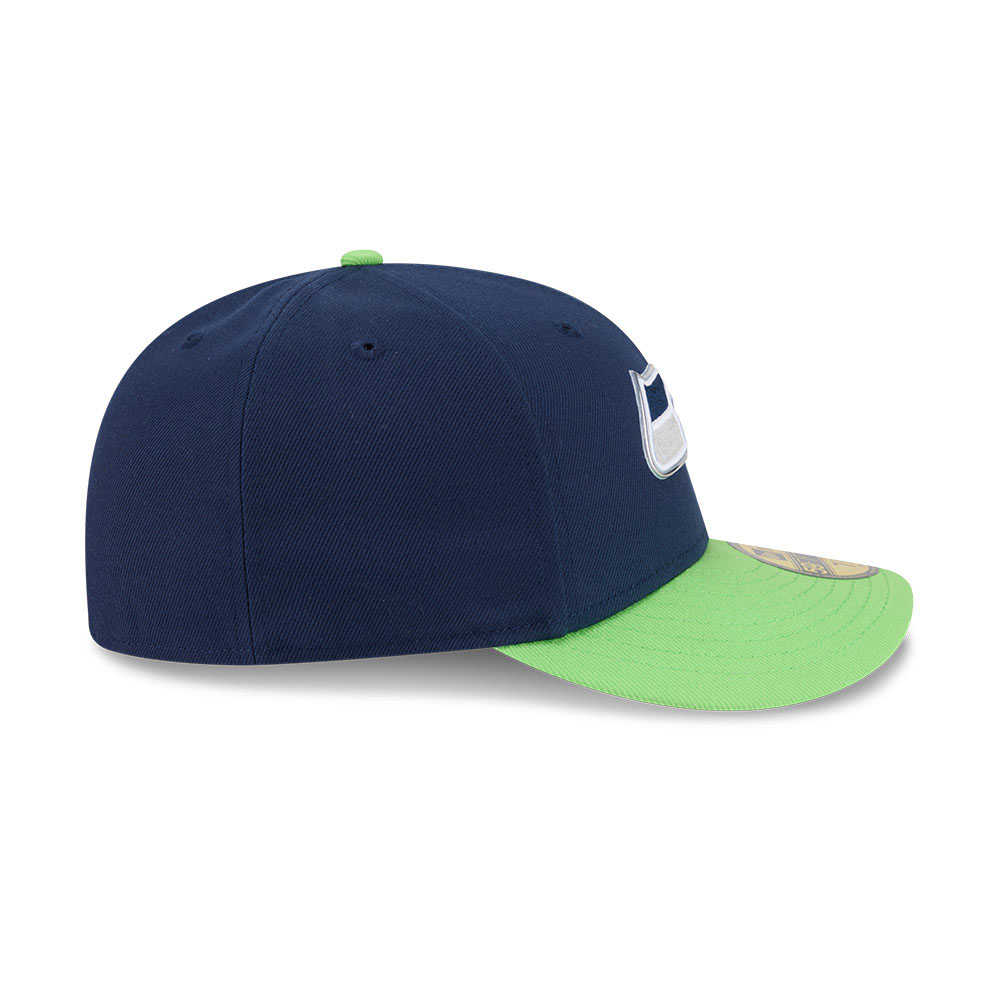 Seattle Seahawks Navy and Green 2026 NFL Draft Pre-Curved New Era 59FIFTY Fitted Hat