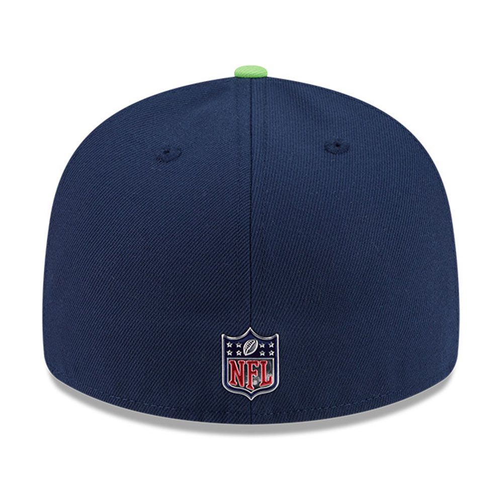 Seattle Seahawks Navy and Green 2026 NFL Draft Pre-Curved New Era 59FIFTY Fitted Hat