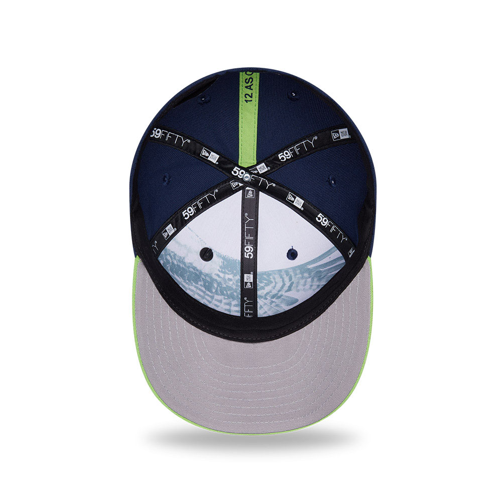 Seattle Seahawks Navy and Green 2026 NFL Draft Pre-Curved New Era 59FIFTY Fitted Hat