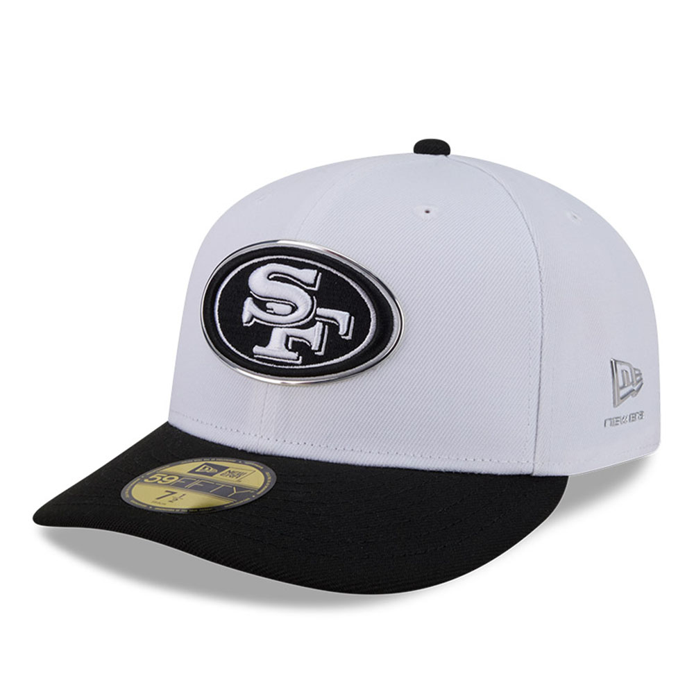 San Francisco 49ers and Black 2026 NFL Draft Pre-Curved New Era 59FIFTY Fitted Hat