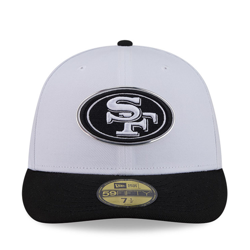San Francisco 49ers and Black 2026 NFL Draft Pre-Curved New Era 59FIFTY Fitted Hat