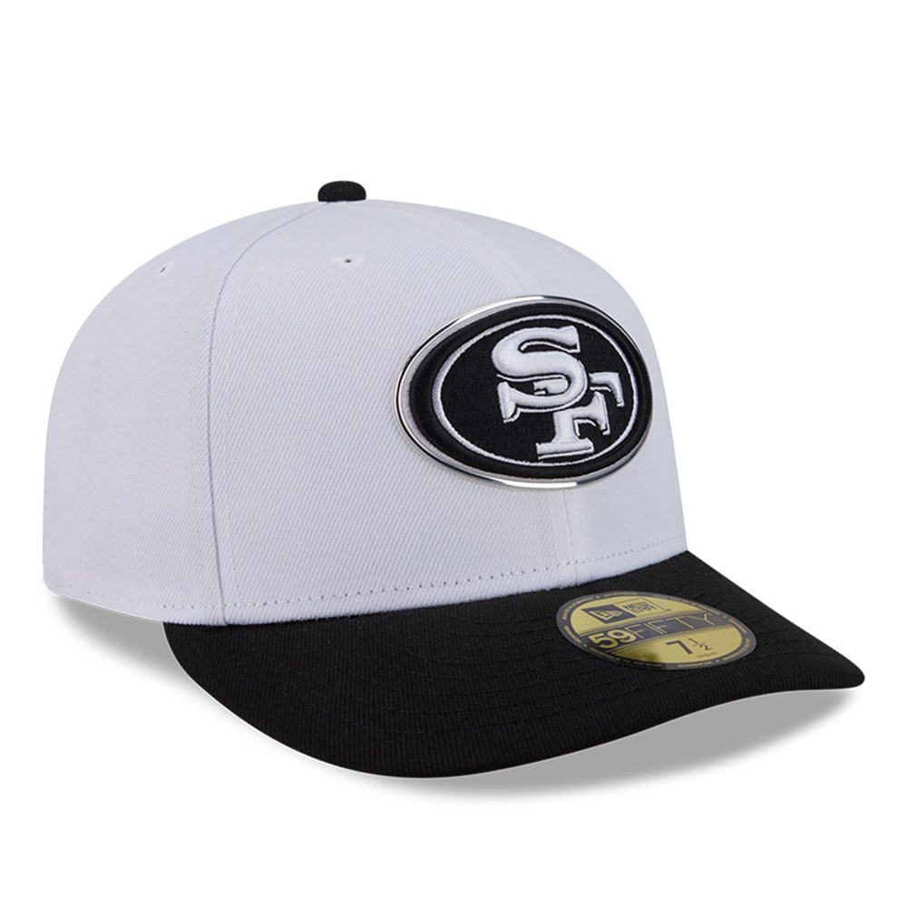 San Francisco 49ers and Black 2026 NFL Draft Pre-Curved New Era 59FIFTY Fitted Hat