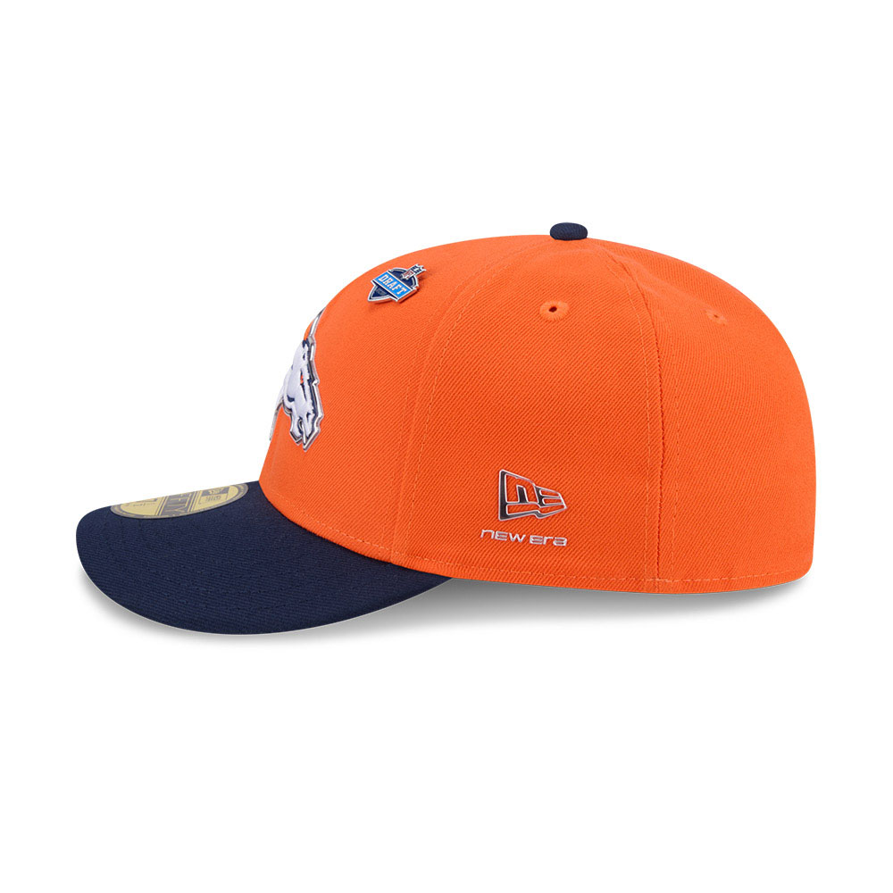 Denver Broncos Navy and Orange 2026 NFL Draft Pre-Curved New Era 59FIFTY Fitted Hat
