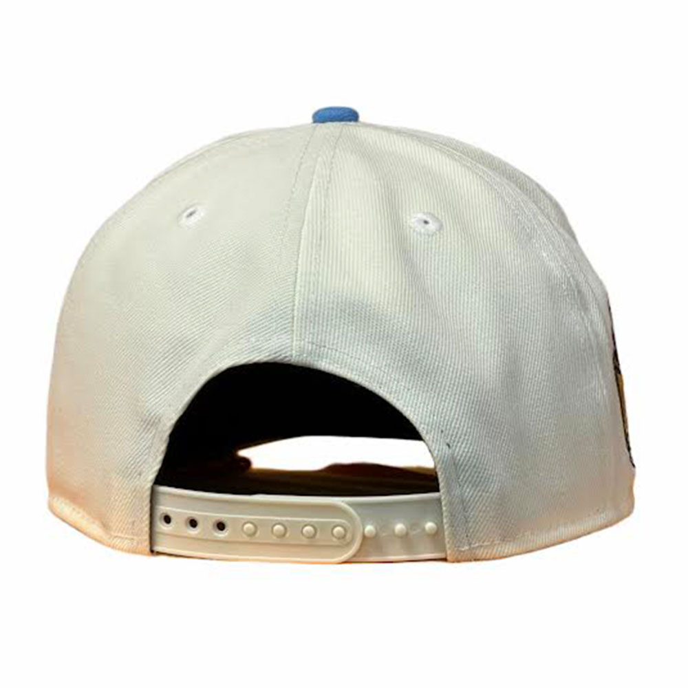 Tennessee Titans Chrome and Light Blue 1999 NFL Draft Patch New Era 9FIFTY A-Frame Snapback Hat